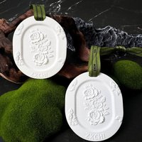 1 Piece of Aromatherapy Diffuser Stone, Aromatherapy Gypsum Sheet, Long-Lasting Indoor Fragrance for Wardrobe and Car, Solid Aromatherapy Hanging Ornament