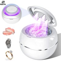 Ultrasonic Cleaner Ultrasound Jewelry Cleaner UV Light Sterilization Dentures Retainer Washing Machine Ultrasonic Cleaning Bath