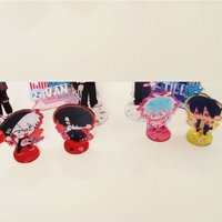 4Pcs/Pack Alien Stage Mini Acrylic Stand Ivan Till Figure Display Anime Goods Collection Kawaii Desk Decoration Ornament Gift