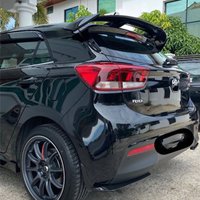 Use For Kia Rio Hatchback/2016-2024 Roof Spoiler Wing ABS Plastic Car Trunk Tail Lip Accessories Body Kit,MT Style