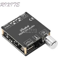 2*50W Bluetooth 5,0 Power Verstärker Klasse D Audio 10W ~ 200W HiFi Stereo Drahtlose Musik Player Mini USB Soundkarte App Digital AMP