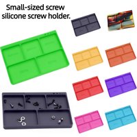 RC model car silicone component tray, screw organizer, anti-slip organizer for screws and small accessories.