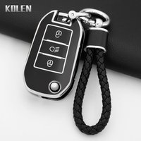TPU Car Key Case Cover Shell For Peugeot 208 308 408 508 2008 3008 4008 5008 For Citroen C3 C4 CACTUS C6 C8 Key Protector Holder