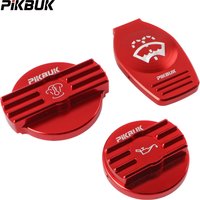 PIKBUK Aluminum Oil Cap Tank Bottle Cap For VW CC Golf 6 R MK6 Scirocco EA888 Engine Protection Original Part