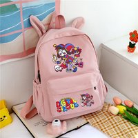 The Amazing Digital Circus Backpack Cute Rabbit Ear Knapsack Teenager School Bag BookBag Rucksack School Supplies Birthday Gift