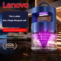 Lenovo Mosquito Killer Lamp Blue UV Light Attract Electric Shock 2-in-1 Bug Zapper 1200mAh Rechargeable For Patio Travel 2026