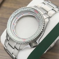 Mod NH35 Case SKX007 SRPD Replace Watch Case Flat Sapphire Glass Fits NH35 NH36 4R 7S26 Movement 28.5MM Dial Men's Diving Case