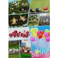 NEW Selling Artificial Mini Miniatures Fairy Garden Moss Terrarium Resin Crafts Decorations Stakes Craft