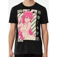 Mai Sakurajima Rascal Does Not Dream Of Bunny Girl Senpai S 5XL USA Made T Shirt