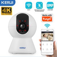 KERUI Onvif 4K 5MP 8MP WiFi IP Camera Indoor Wireless Home Security CCTV Surveillance Camera With Tuya Smart Auto Tracking