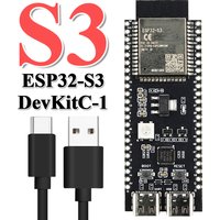 ESP32-S3-DevKitC-1 BT 2.4G Wifi Module Development Board for Arduino 16MB FLASH 8MB PSRAM 44Pin CP2102 Type-C N16R8 ESP32-S3
