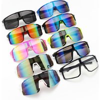 Hiking Square Sports Anti Light Glasses Men Women UV400 Sports Eyeglasses Bicycle Bike Eyewear Road Goggles Wrap Around Shades