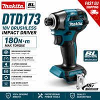 Makita DTD173 18V Akku-Schlagschrauber Bürstenloser Elektrobohrer 180N·m mit BL1860 BL1850 BL1840 6,0Ah Akku EU-Lager