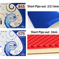 METEOR 575/845 Pimples Out Table Tennis Rubber Sheet Sticky ITTF Approved Ping Pong Rubber with White Sponge for Fast Attack