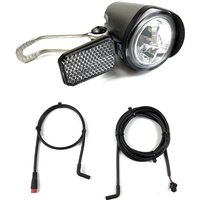 AliExpress NONE E-Bike Led Headlights 6V/12V/24V/36V/48V/60V Bicycle Lighst Waterproof Front Headlight SM Plug- Waterproof Plug- Connector 2Pin