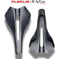 AliExpress plselis PLSELIS Ultra Light High Strength T800 Carbon Fiber 90g Saddle Road Car Seat Cushion Hollow Breathable Non stuffy Bicycle Acces
