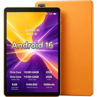 2026 New Android 16 4G LTE Tablet PC 8.68 Inch T616 Octa Core 16GB RAM 64GB ROM 2T Expand 5000mAh 5G WiFi 90HZ GPS TF SIM Tablet