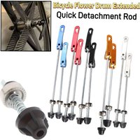 Mountain Bike Flower Drum Lengthened Quick Break Rod Single Axle Leather Quick Break Equipment Accessories