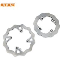 AliExpress OLOMM Motorcycle Accessories Front Rear Brake Disc Steel Brake Disk Rotors For SHERCO SE SEF 125 250 300 450 500 2014-2023 Dirt Bike