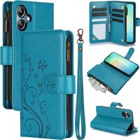 WEFOR for Samsung Galaxy A57 A37 A56 A36 5G A17 A26 A16 A07 A06 Wallet Case, 6 Card Slots/Zipper Pocket, Detachable Wrist Strap