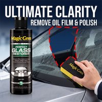 Nettoyant pour vitres de voiture Magic Gem M24, élimine les films et les taches d'eau, prévient l'éblouissement, restaure la clarté de la vision.