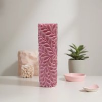 DIY Pottery Craft Berry Vine & Clusters Pattern Clay Relief Texture Roller for Polymer Clay Ceramic Art Fon Rolling Pin Tool