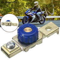 【A6L】1Pc Anti-Leakage Disconnect Alloy Battery Switch For Car Boat Marine RV Blue Motorcycle Battery Cut Off Switch Terminal