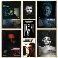 Singer T-The weeknd Poster Paper Print Home Living Room Bedroom Entrance Bar Cafe Art Painting Decoration