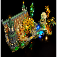 BRIXSPARK LED Lighting Kit for Lego 10316, USB DIY Light Set For Lord of the Rings MOC Building Blocks, Bricks No Included