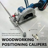 Positioning Calipers for Precise Measurements Easy Wood Cutting,Precision Cutting Guide for Circular Saws, Adjustable Guide Rail