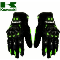 AliExpress Kawasaki Motorcycle Gloves Rider Anti-Slip Full Finger Racing Off-Road Cycling Gloves