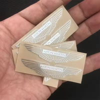 Styling Car Body Metal Emblem Sticker Decals For Aston Martin DBX DBS V12 V8 DB11 DB9 Rapide AMR Vantage Keychain Accessories
