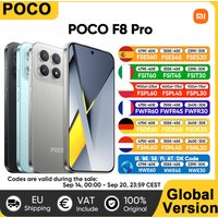 POCO F8 Pro 5G Global Version Smartphone Flaggschiff Snapdragon ® 8 Elite Mobile Platform 6,59 Zoll 120Hz POCO HyperRGB AMOLED-Display Riesiger 6210mAh (Typ) Akku 100W HyperCharge 50MP