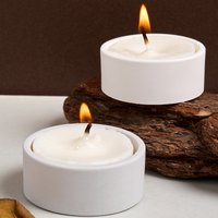 Round Tealight Candle Holder Silicone Mold DIY Rings Jewelry Storage Box Molds Plaster Resin Succulent Flowerpot Craft Making