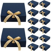 Small Gift Boxes with Lids for Presents, Gift Boxes with Ribbons, Party Boxes for Packaging Wedding, Present, Birthday