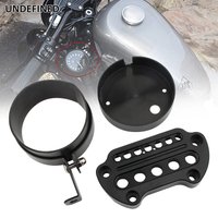 Motorcycle Side Mount Speedometer Bracket Relocation Cover Handlebar Top Clamp for Harley Sportster 883 1200 XL 48 72 1993-2020
