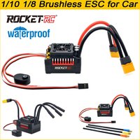 Rocket RC Supersonic V2 100A 120A 150A ESC Waterproof Brushless Speed Controller for 1/8 1/10 1/7 RC Car Parts