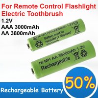 Nickel-metal Hydride Battery 1.2V AAA 3000mAh AA 3800mAh for Remote Control Electric Toothbrush Flashlight Rechargeable Battery