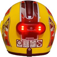 AliExpress NONE Motorcycle Bicycle Helmet Taillamp Helmet Taillight USB Rechargeable Safety Signal Warning Lamp Waterproof LED Light Rear Lamp