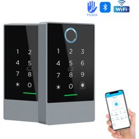 WIFI+Bluetooth TTLock K3W K3FW K3QW Smart Lock Keypad Waterproof Smart Lock App Alexa Fingerprint Code RFID Card Access Control