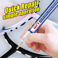 KJM Badminton Racket Frame Touch-Up Paint Pen Quick Scratch Repair Professional Chipped Mark Restoration for Sports Equipment