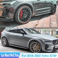 For 2018-2025 Volvo XC60 Car Wide Wheel Well Fender Extra Flares Wheel Arches Spoiler Tuning Trim Exterior Body kit Accessories