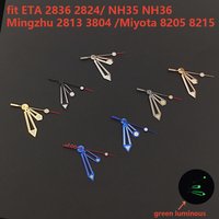 watch hands luminous hands fit NH35 NH36 ETA 2836 2824 Miyota 8205 8215 821A Mingzhu DG 2813 3804 movement 007 Style