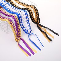 New Graduation Leis Class Of 2026 Grad Handmade Ribbon Lei Ribbon Necklace With Grad Letter