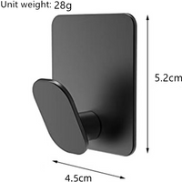 4/1pcs Stainless Steel Bathroom Robe Hooks Adhesive Wall Hook Towel holder Bathroom Kitchen Hardware Multi-Purpose Hanger Hook