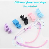 Children's Silicone Glasses Legs Glasses Arm Anti-Slip Snap-on Eyeglasses Arm Replacement Multiple Color Silicone Glasses Legs