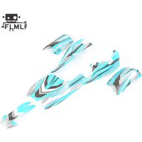 FLMLF Plastic Colorful Wear Car Body Shell Cover for 1/5 HPI Rofun BAHA King Motor Rovan Baja 5B SS Buggy Rc Car Parts