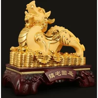 Lucky Pixiu Ornaments Living Room Home Craft Statues Sculptures Gift
