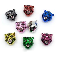 AliExpress NONE 4Pcs Tiger Style Tire Valve Stem Caps 3D Animal Car Accessories Decor Tire Air Caps for Car,SUV,Bike,Motorcycle,Bicycle