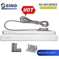 SINO 0.005mm KA-300 Optical Grating Ruler Sensor Linear Scale For DRO Lathe Milling Machine TTL 70mm~ 470mm